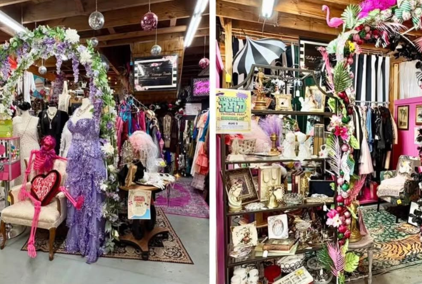 Curated boutique booth