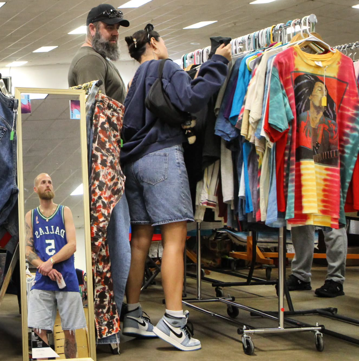 Shopping the racks